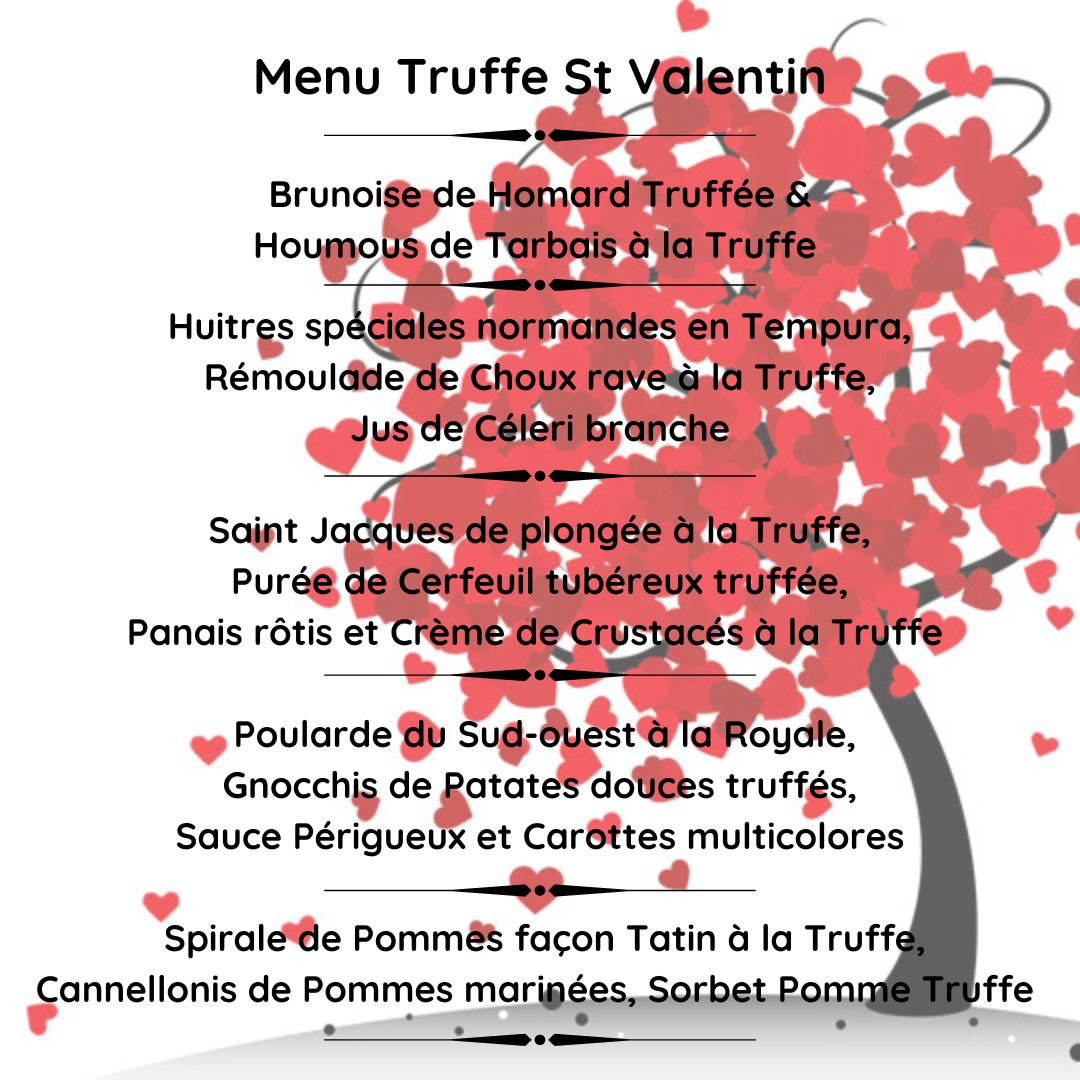 menu truffe saint val